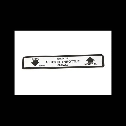 Clutch Decal For Aerators, 521712