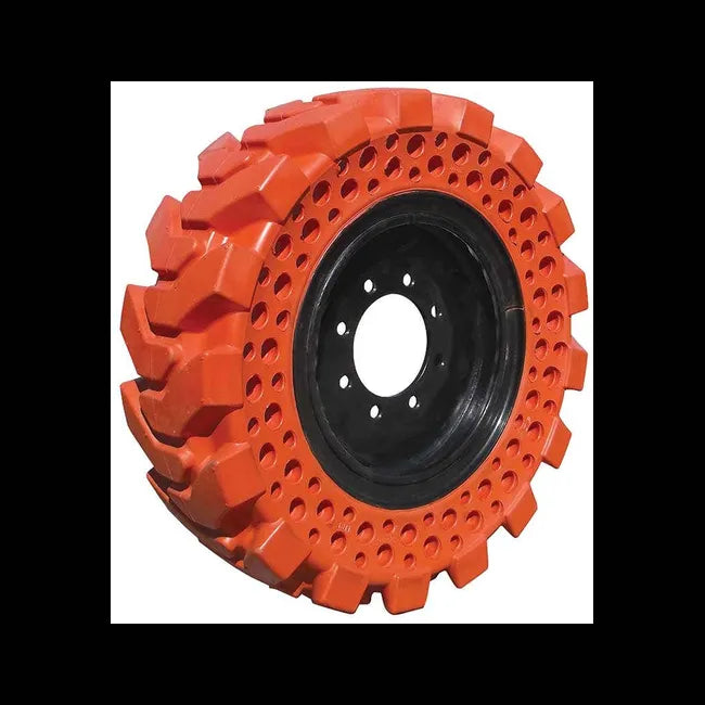 Non Marking Orange Dirt Terrain Solid Tire, Right, 7022984