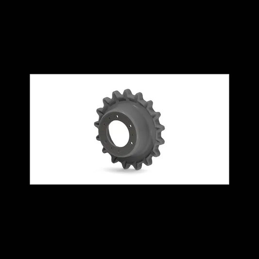 Drive Motor Track Sprocket, Single Speed for Track Loaders, 7165109