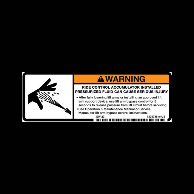 Safety Decal for Loaders, 7308738